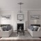 Ekena Millwork Piedmont Ceiling Medallion, Hand-Painted Pearl White, 37"W x 26"H x 1 3/8"P CM37X26PEPWS - alternate 2